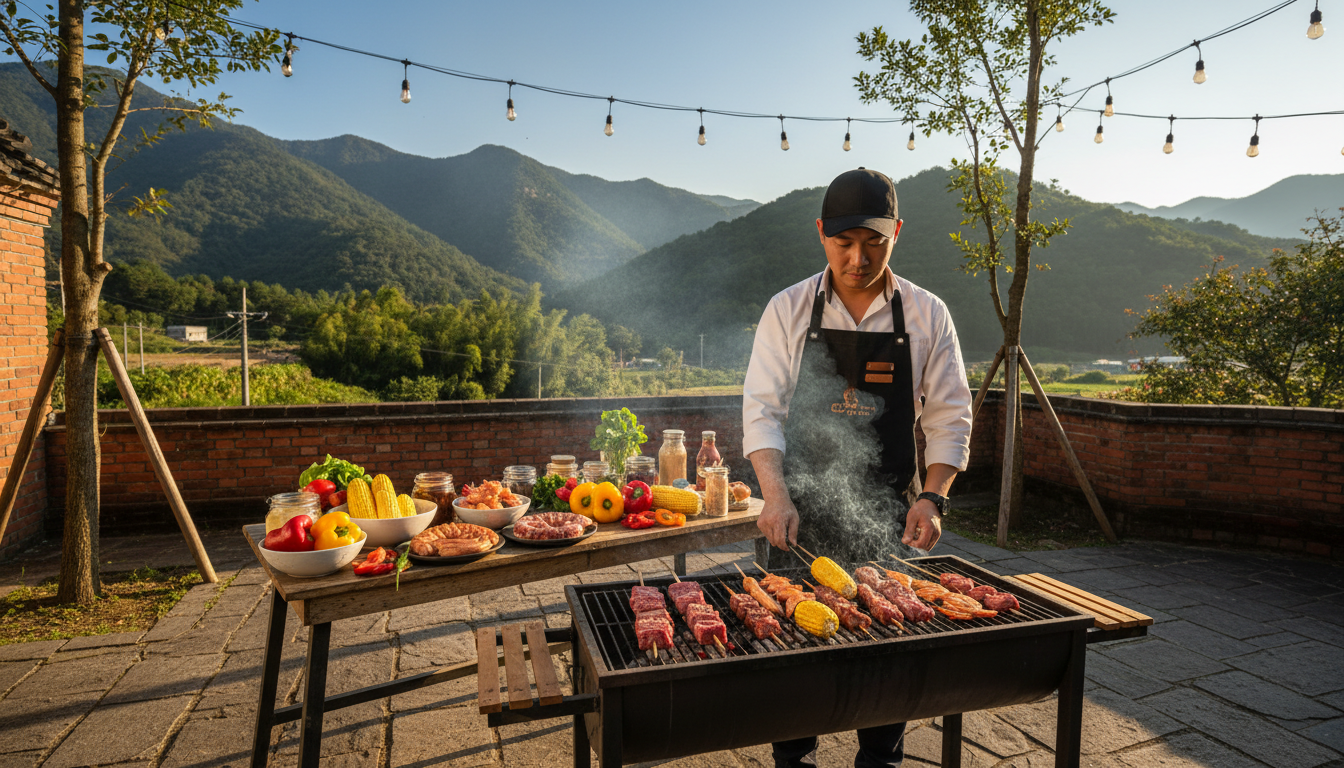 苗栗到府烤肉｜愛烤PRO 卓蘭大湖泰安全區服務｜專人代烤食材到府